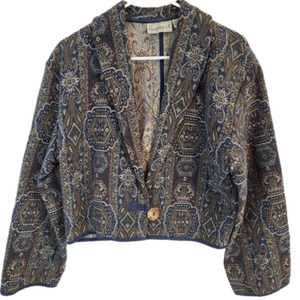 Vintage FLASHBACK tapestry waist blazer